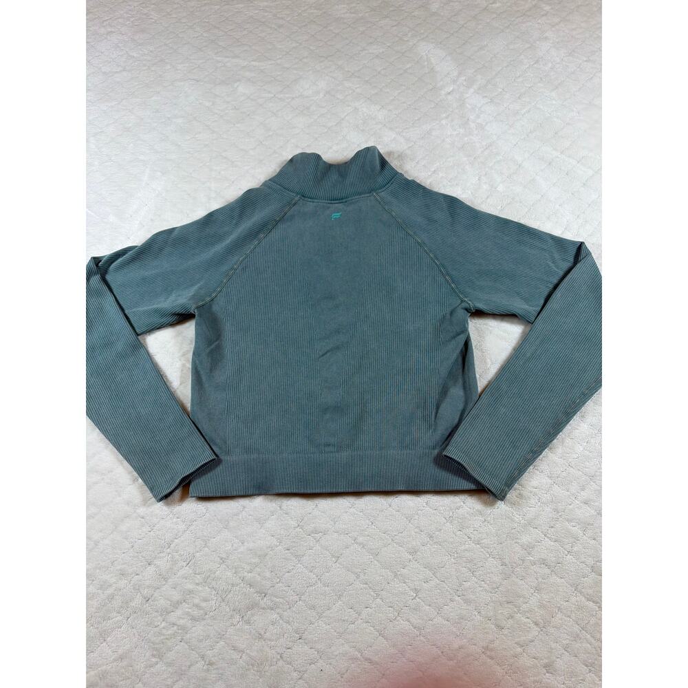 Fabletics Ribbed Full Zip Up Jacket - Size Large … - image 2